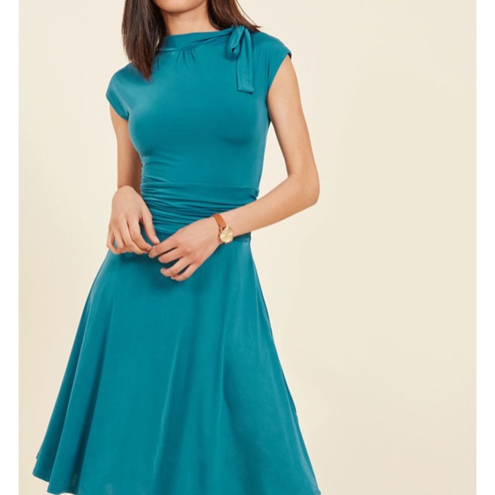 Teal Retrolicious dress from ModCloth